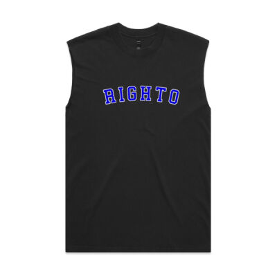 RightO Blue  - 5084 Mens Heavy Faded Tank Thumbnail