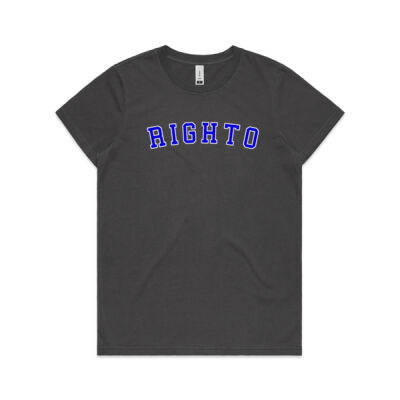 RightO Blue  - 4065 Womens Faded Tee Thumbnail